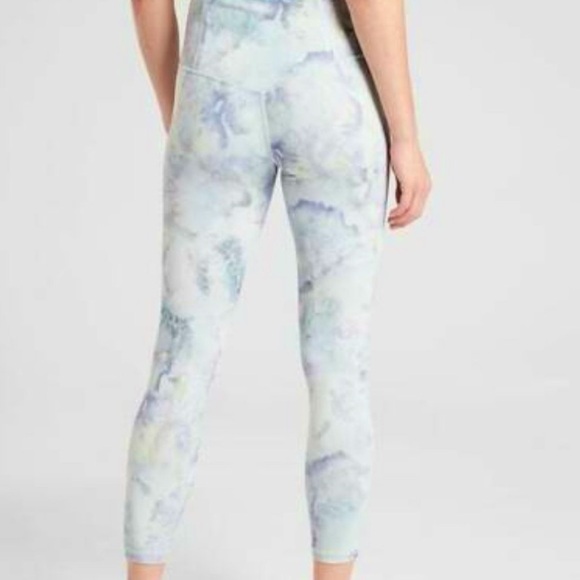 Athleta Elation Snow Dye 7/8 Tight Leggings xxs - Picture 2 of 7